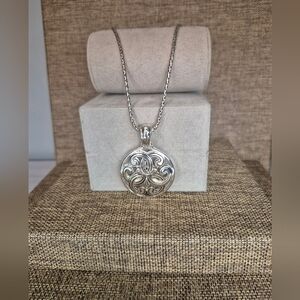 Vintage Brighton  Silver Pendant Necklace